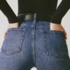 Jacey High-Rise Flared Jeans in Indigo Wash