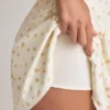 Jaida Modal Off-Shoulder A-Line Mini Dress in Floral Print