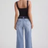Jeylan Low-Rise Wide-Leg Jeans in Vintage Wash