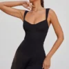 Jolie Sweetheart Neckline Mini Dress in Black