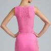 Joni Embellished Mid-Rise Mini Skirt in Bubblegum Pink
