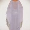 Jovelle Sheer Chiffon Draped Cape in Lilac