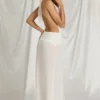 Kaeli Halterneck Maxi Dress in White