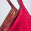 Amanyara Metallic Layered Swimsuit in Fuchsia
