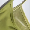 Kariba Metallic Layered Bikini Top in Green