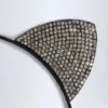 Kitty Cat Ears Headband in Black