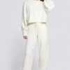 Knit Cropped Cardigan in Ivory