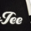 Knit Logo Cropped Jumper in Black