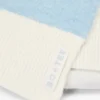 Knit Striped Scarf in Powder Blue