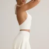 Kori Modal Halterneck Tank Top in White