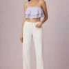 Bobbi Mid-Rise Barrel-Leg Jeans in Ecru Wash