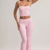 Lai Modal Square-Neck Camisole Top in Pastel Pink