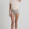 Lanori Low-Rise Hot Pants in Ecru