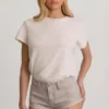 Lanori Low-Rise Hot Pants in Ecru