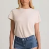 Lanori Low-Rise Hot Pants in Mid-Blue