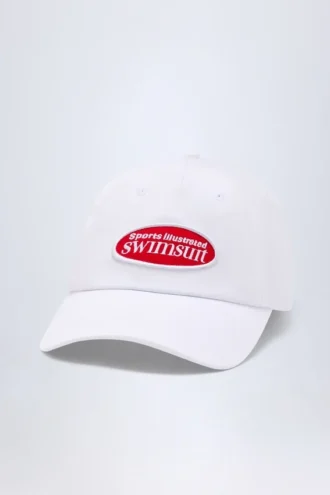 Lazise Logo Baseball Cap in White