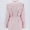 Lerici Oversized Shirt in Pink Stripe