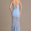 Liliane Premium Embellished Lace Corset Gown in Sky Blue