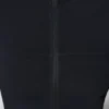 Long Sleeve Zip Up Jacket in Black