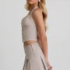 Lotta Halterneck Corset Top in Ecru