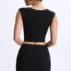 Lyra Modal Mid-Rise Micro Mini Skirt in Black