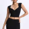 Lyra Modal Mid-Rise Micro Mini Skirt in Black