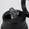 Magnetic Thermos-Insulated Stainless Steel Water Bottle in Black