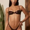Mar Cheeky Bikini Bottoms in Bronze