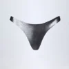 Mar Cheeky Bikini Bottoms in Silver