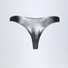 Mar Cheeky Bikini Bottoms in Silver