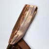 Maravi Ruched Thong Bikini Bottoms in Bronze Gold