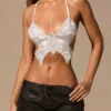 Maris Butterfly Tie-Back Top in White