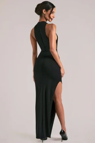 Mayda Sleeveless Maxi Dress  in Black