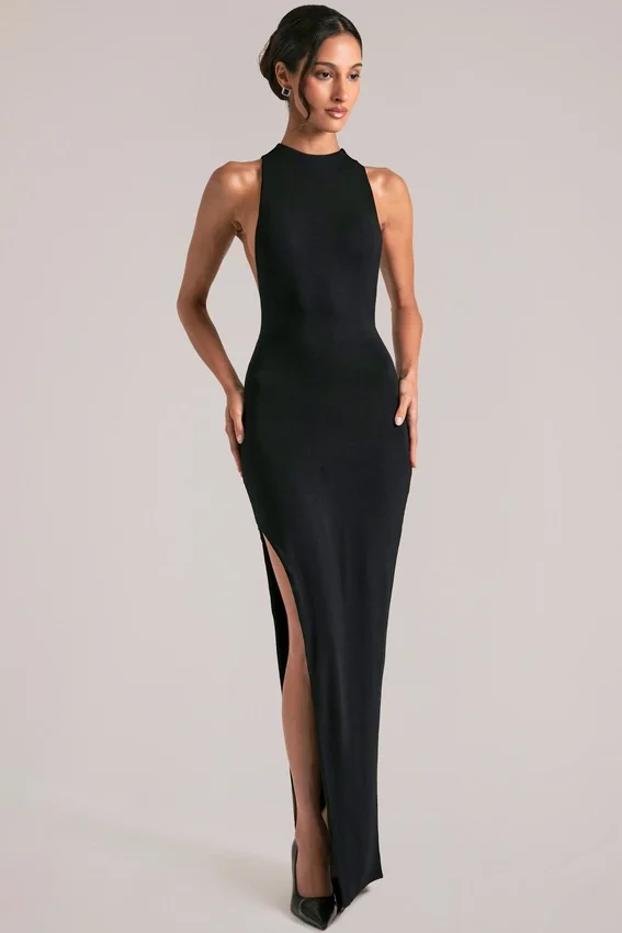 Mayda Sleeveless Maxi Dress in Black Mayda Sleeveless Maxi Dress in Black