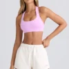 Mid-Rise Sweat Shorts in Eggshell