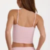 Modal Cropped Tank Top in Blush