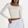 Modal Layered Top in Ivory