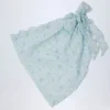 Molinas Side-Tie Sarong in Blue Floral