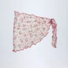 Molinas Side-Tie Sarong in Red Floral