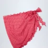 Molinas Side-Tie Sarong in Red Gingham