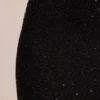 Monte Carlo Embellished Cowl Neck Maxi Dress in Black