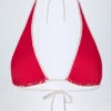 Morella Halterneck Bikini Top in Red Gingham