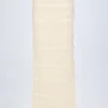 Naima Ruffled Mid-Rise Maxi Skirt in Ivory
