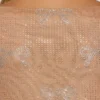 Natala Embellished Bow-Detail Top in Almond