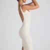 Navi Modal Lace-Trim Midaxi Dress in Ivory