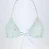 Noia Micro Triangle Bikini Top in Blue Floral