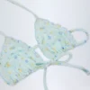 Noia Micro Triangle Bikini Top in Blue Floral