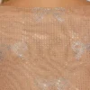 Nolene Embellished Mid-Rise A-Line Mini Skirt in Almond