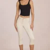 Norelle Modal Tie-Back Top in Black