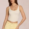 Norelle Modal Tie-Back Top in Ivory